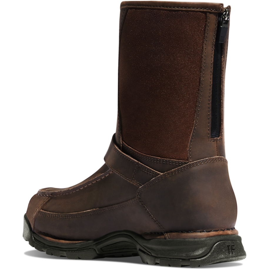 Sharptail Rear Zip 10 Dark Brown Danner