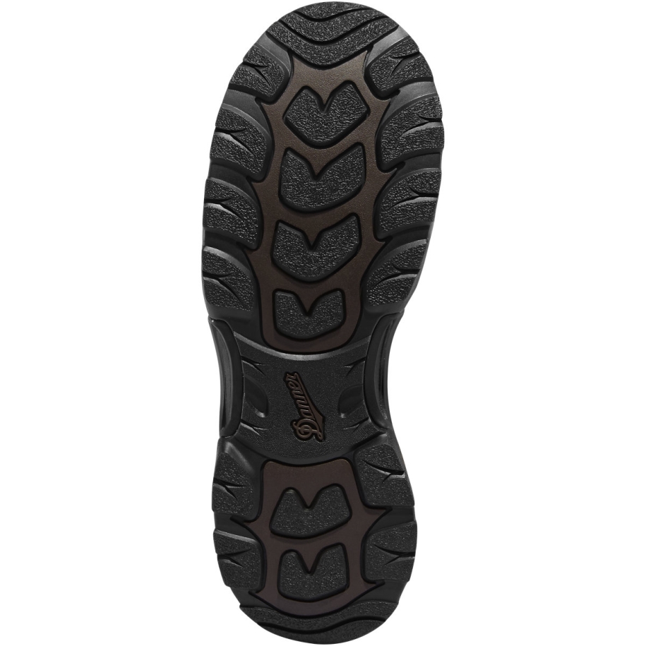 Sharptail Rear Zip 10 Dark Brown Danner