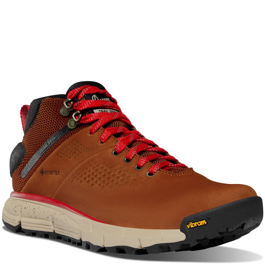 Women's Trail 2650 Mid GTX Brown/Red Danner