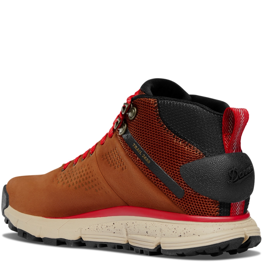 Women's Trail 2650 Mid GTX Brown/Red Danner